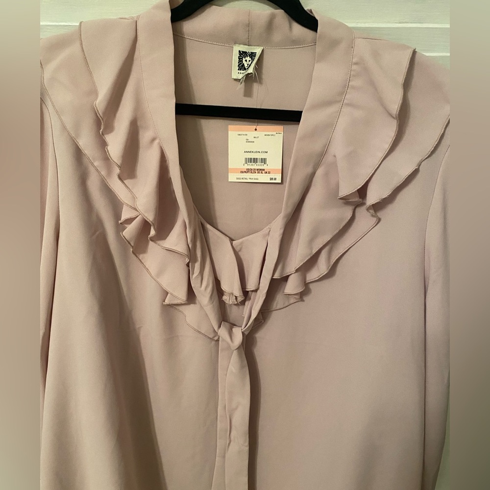 Anne Klein Size 2X - Blush Blouse